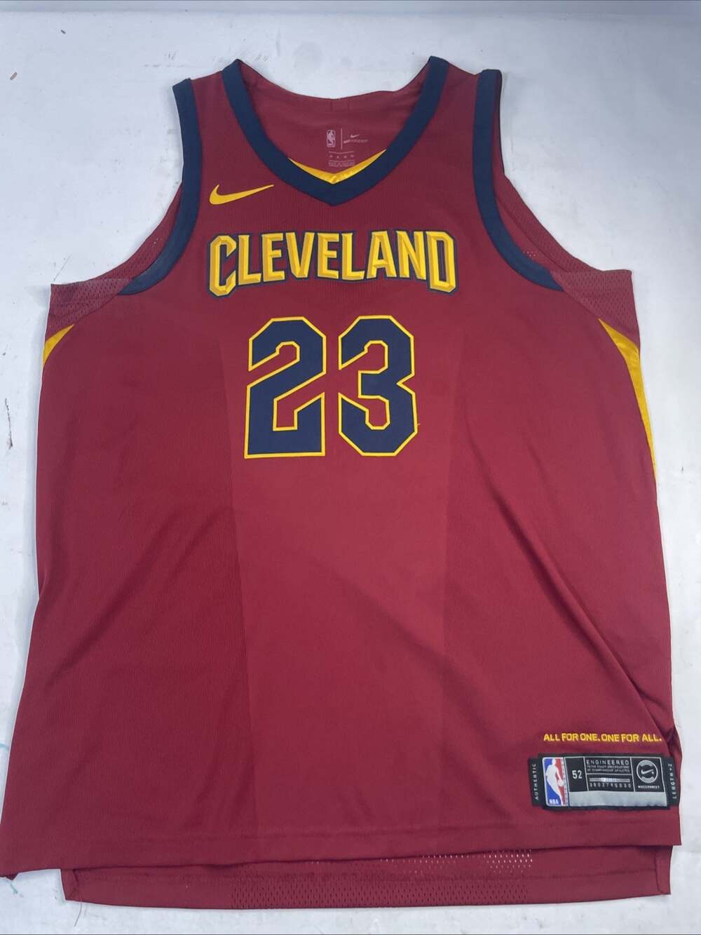 Authentic Nike NBA Cleveland Cavaliers LeBron James Basketball Jersey. Worn Once